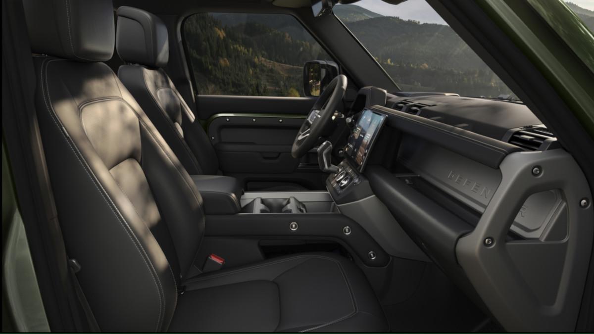 Interior del Land Rover Defender