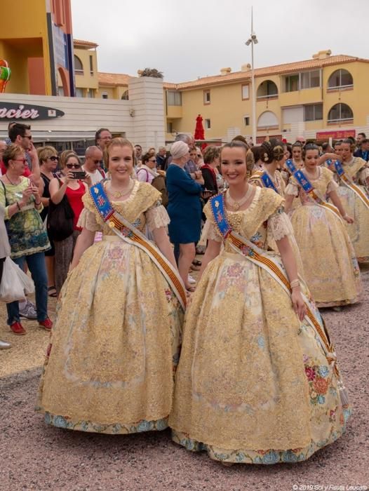 Las Fallas se exhiben en el Festival sol y Fiesta de Leucate (Francia)