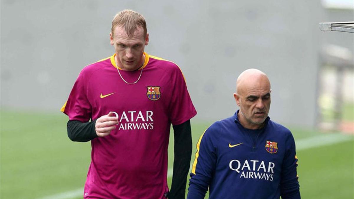 Mathieu, defensa del FC Barcelona