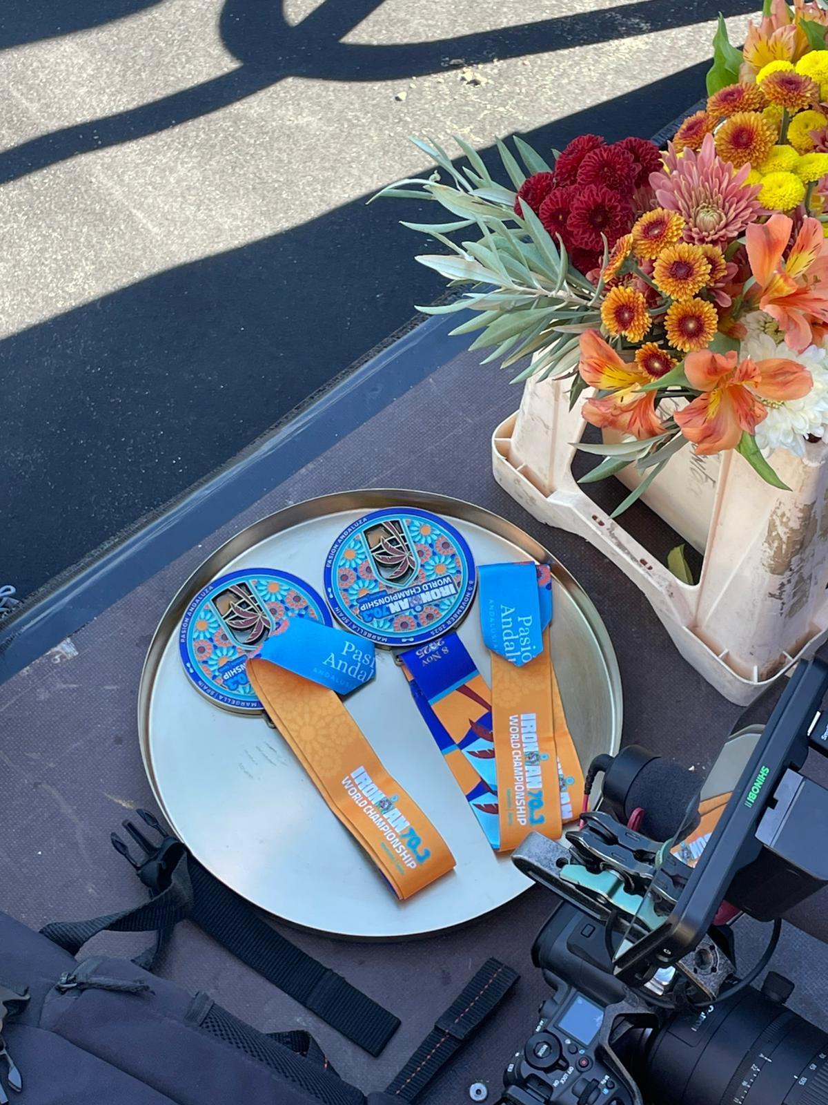 Las medallas del Mundial de Ironman 70.3 en Marbella