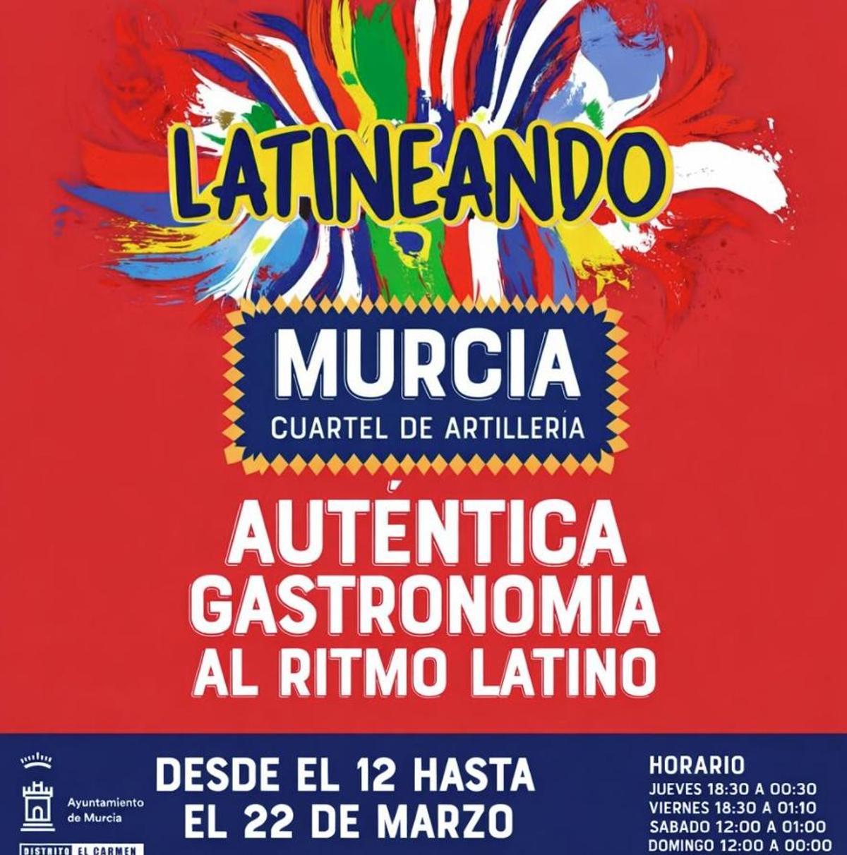 Cartel de Latineando Murcia