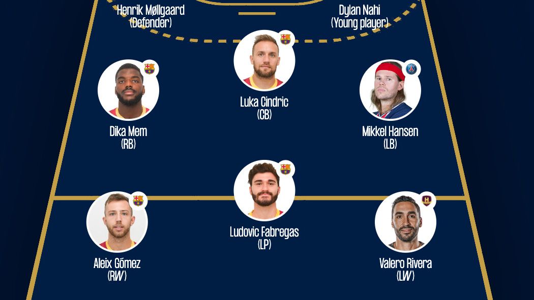 Cuatro azulgranas, en el equipo ideal de la Champions