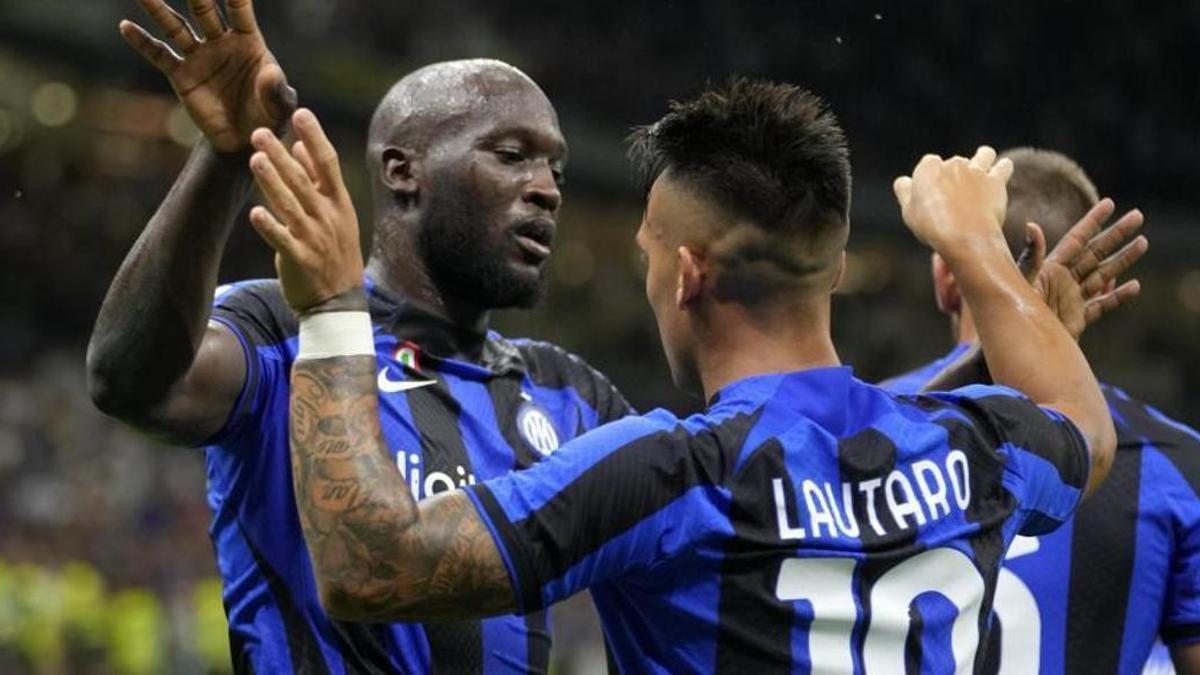 Lukaku con Lautaro.