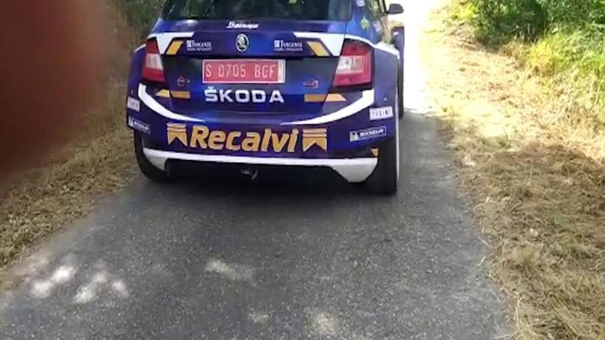 &quot;Cohete&quot; Suárez, en sesiones de puesta a punto para el rallye de Ourense