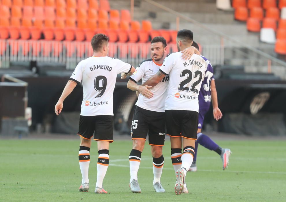 Las imágenes del Valencia CF - Valladolid