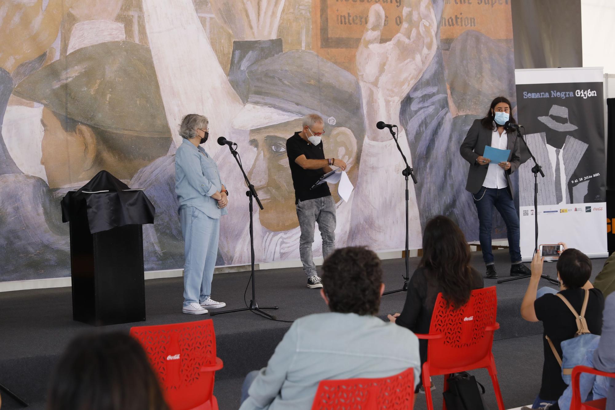 Presentación de la XXXIV edición de la "Semana negra" de Gijón