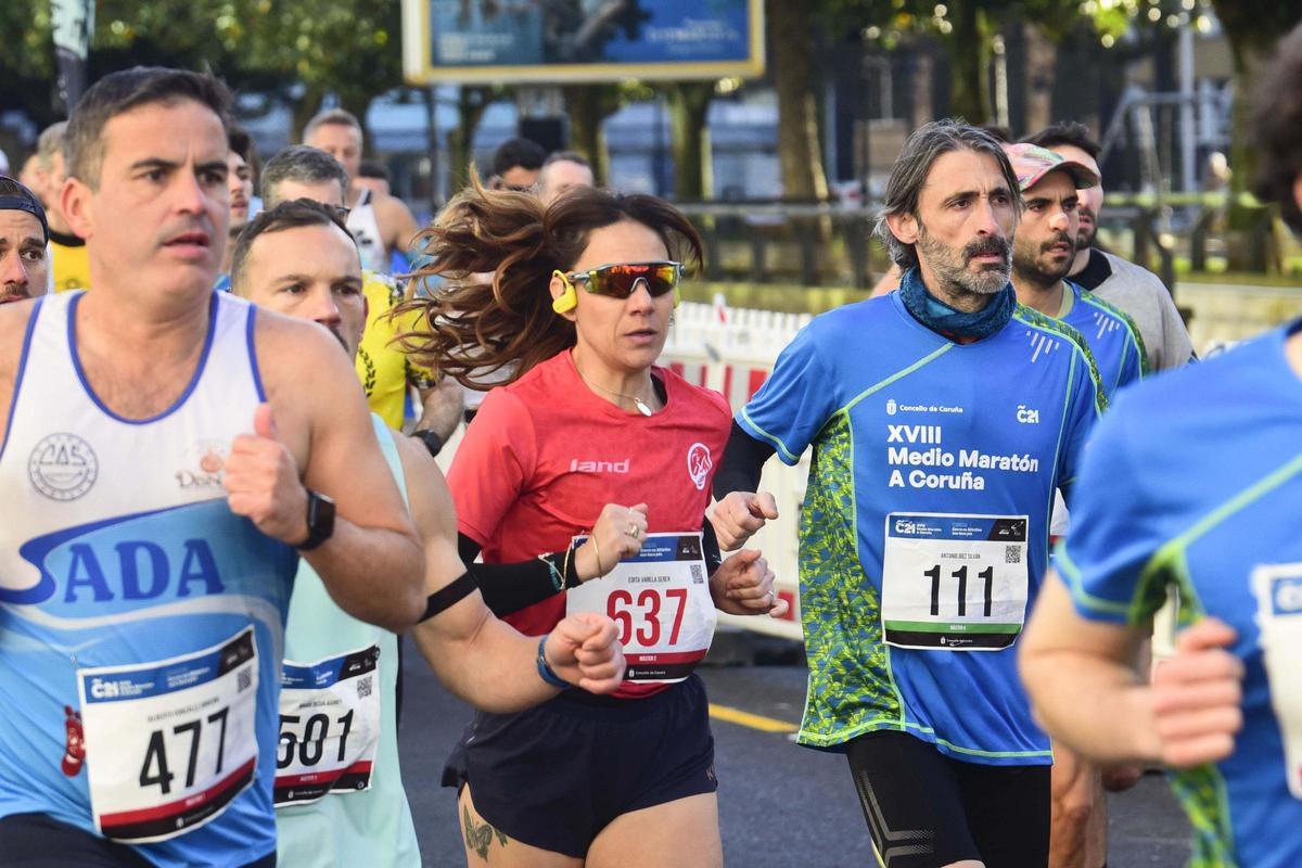 Así fue la media maratón Coruña21