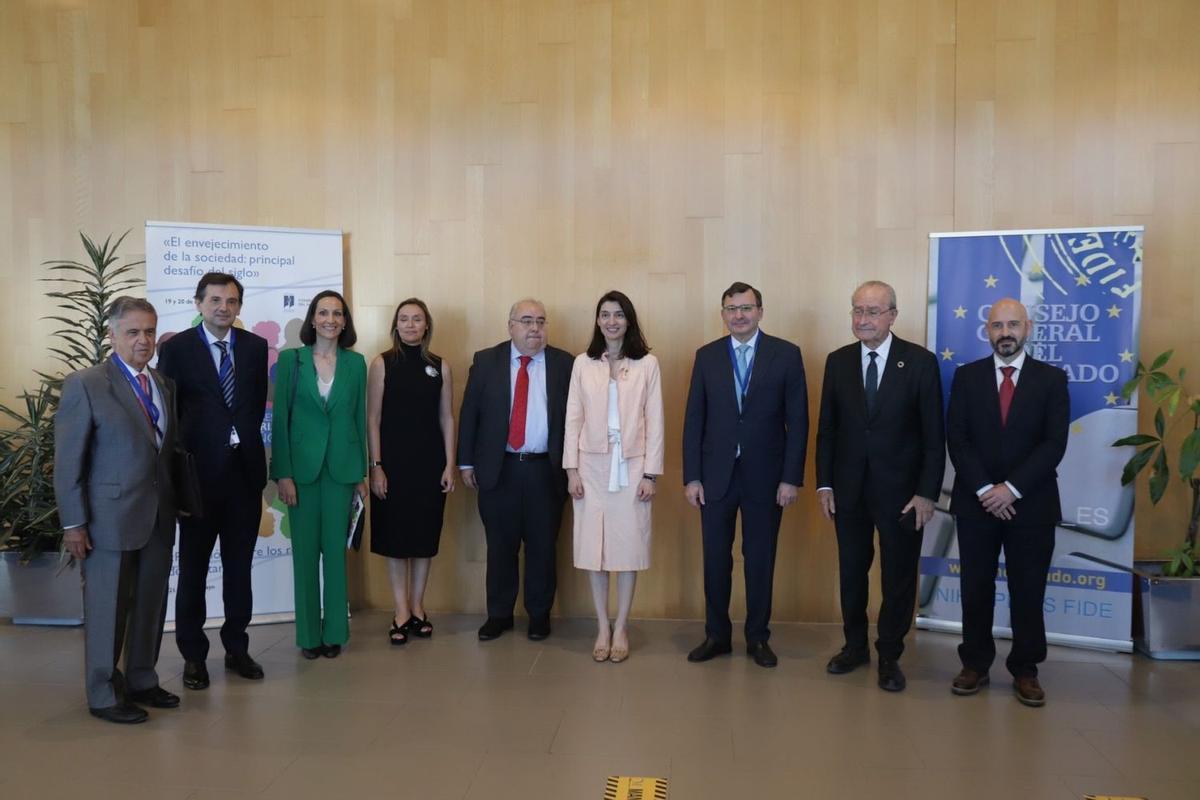 Inauguración del XII Congreso Notarial en el Auditorio Edgar Neville de la Diputación de Málaga