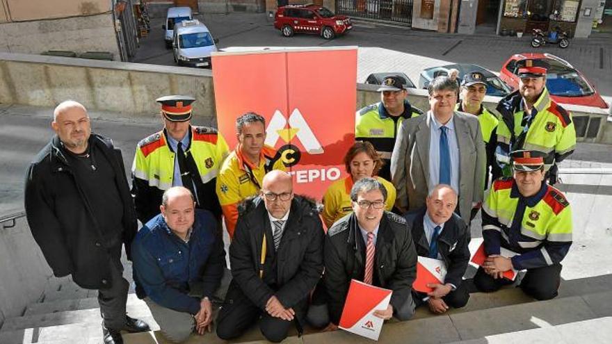 Participants a la presentació de la jornada que es durà a terme a Berga el 9 de març, que va tenir lloc ahir