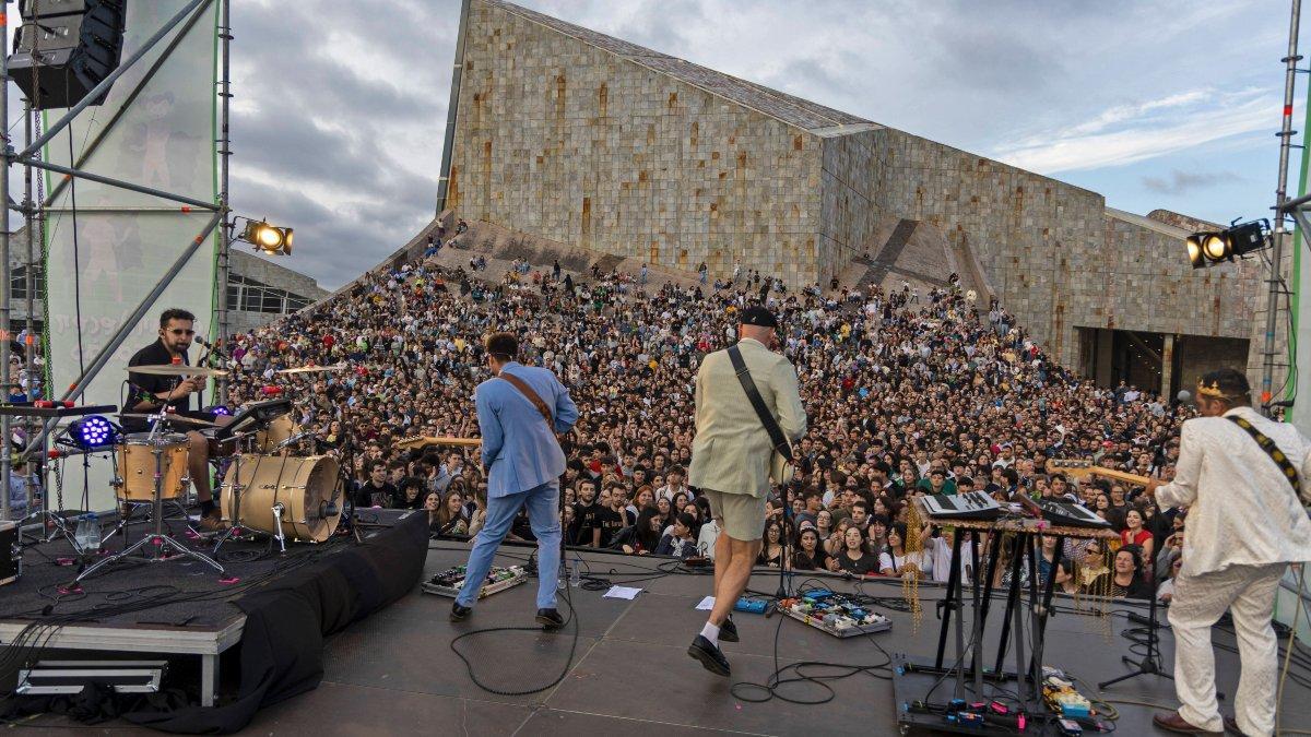 The Rapants durante su actuación este verano en el Gaiás