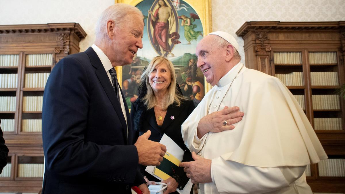 El papa recibe en audiencia a Joe Biden