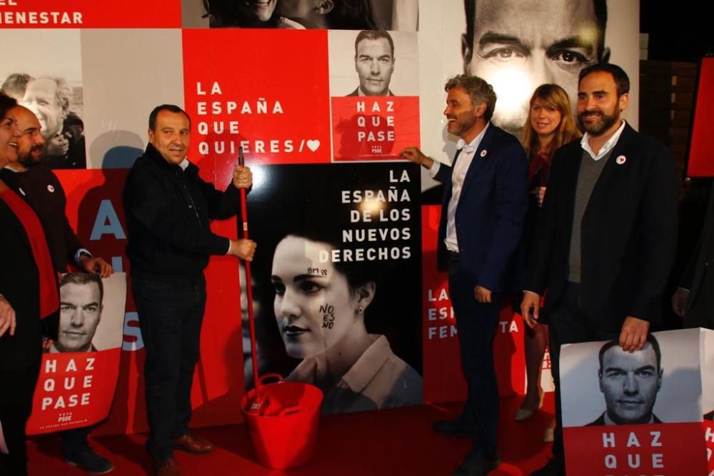 Acto del PSOE en el Muelle Uno