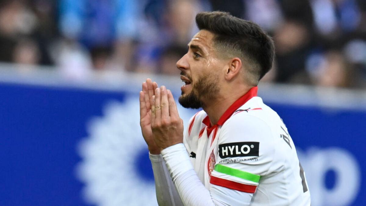 Álex Moreno, lateral izquierdo del Girona