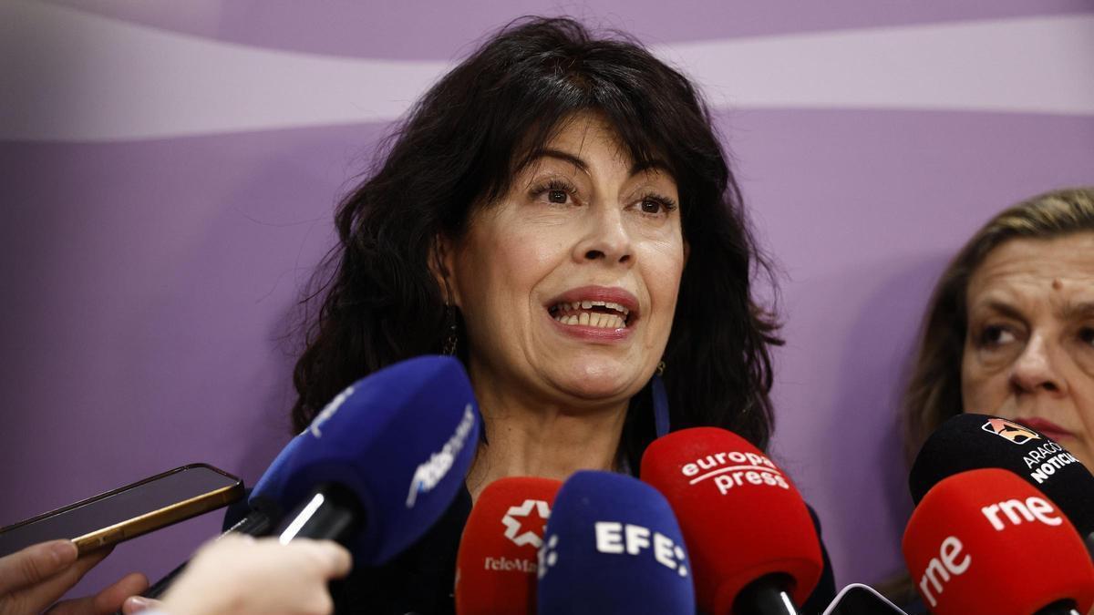 La ministra de Igualdad, Ana Redondo, en declaraciones previas al comité de crisis
