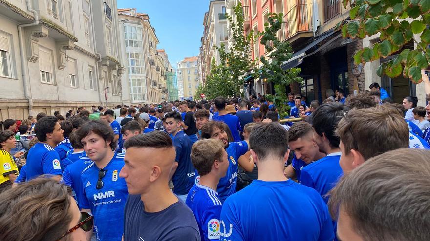 Santander se tiñe de azul para el duelo entre el Racing y el Real Oviedo