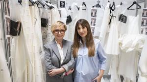 Barcelona, 23 de abril de 2025. Entrevista al equipo creativo de la firma Isabel Sanchís en la Barcelona Bridal Fashion Week