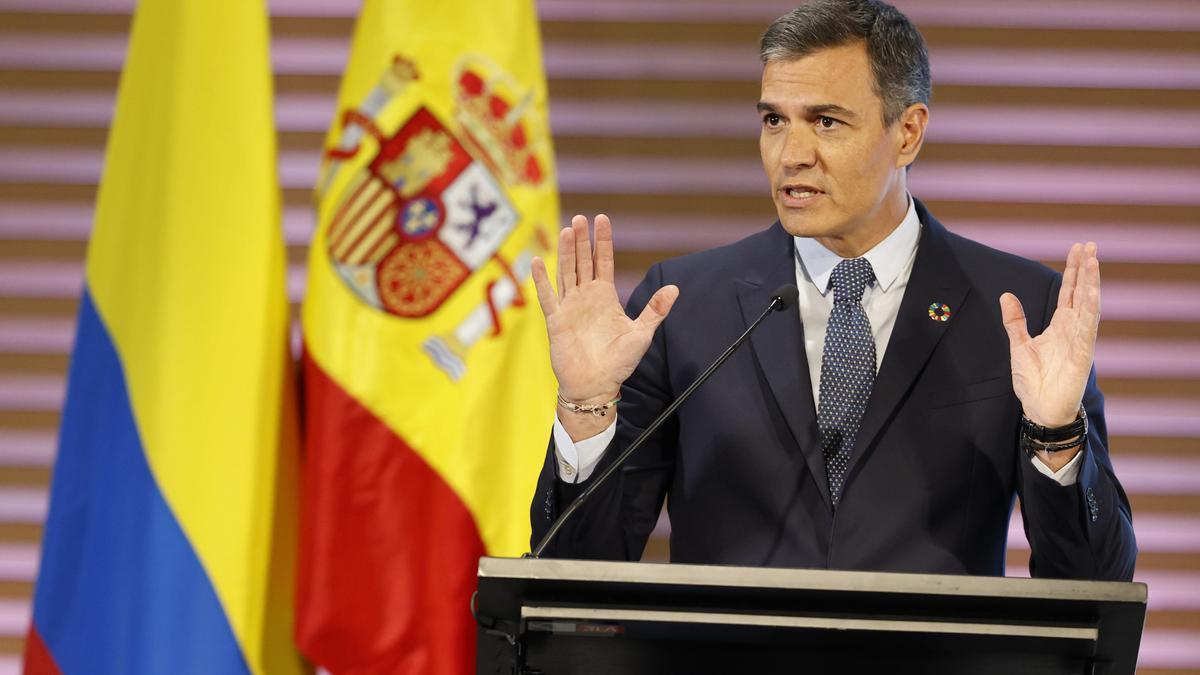 Visita del presidente del gobierno de España, Pedro Sánchez, en Colombia
