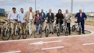 Un nuevo tramo de carril bici unirá Zaragoza con el polígono Malpica