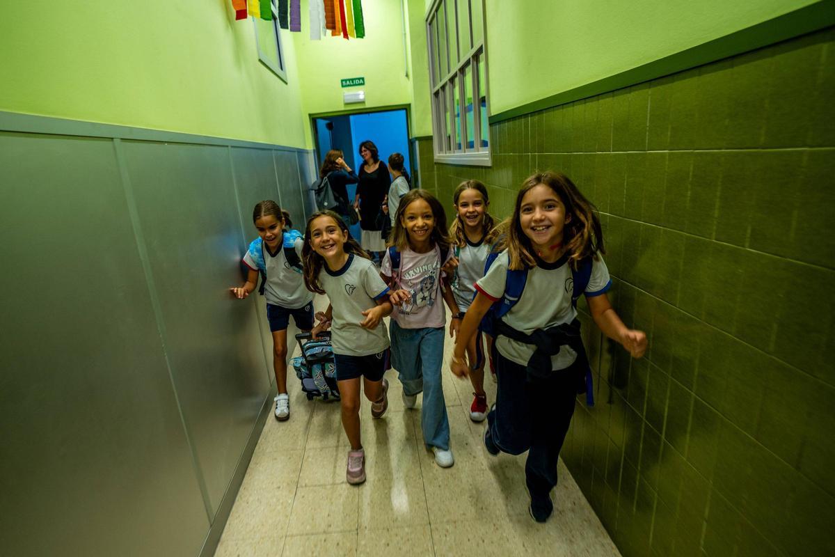 Vuelta al cole en la Escola Pia Sant Miquel de Barcelona