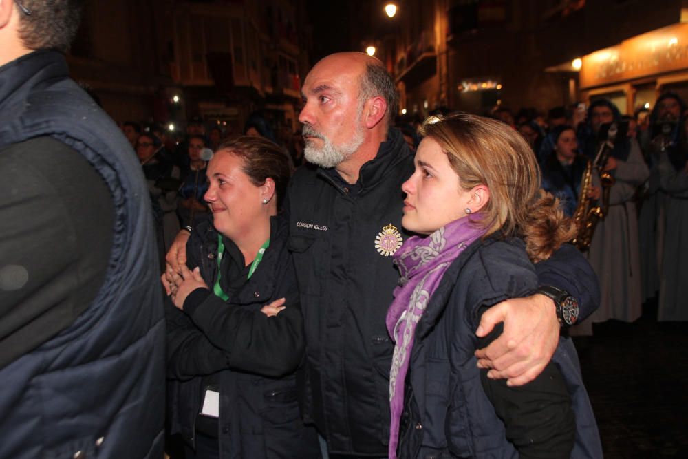 La lluvia obliga a suspender la procesión de la Piedad