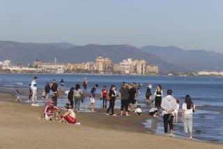 El fin de semana de Navidad en València acaba con temperaturas estivales