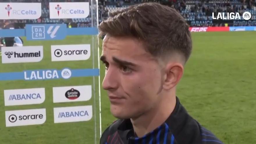 Gavi: "El primer gol ha sido una tontería. Hay que despejar la pelota, pero es fútbol y hay que aprender"