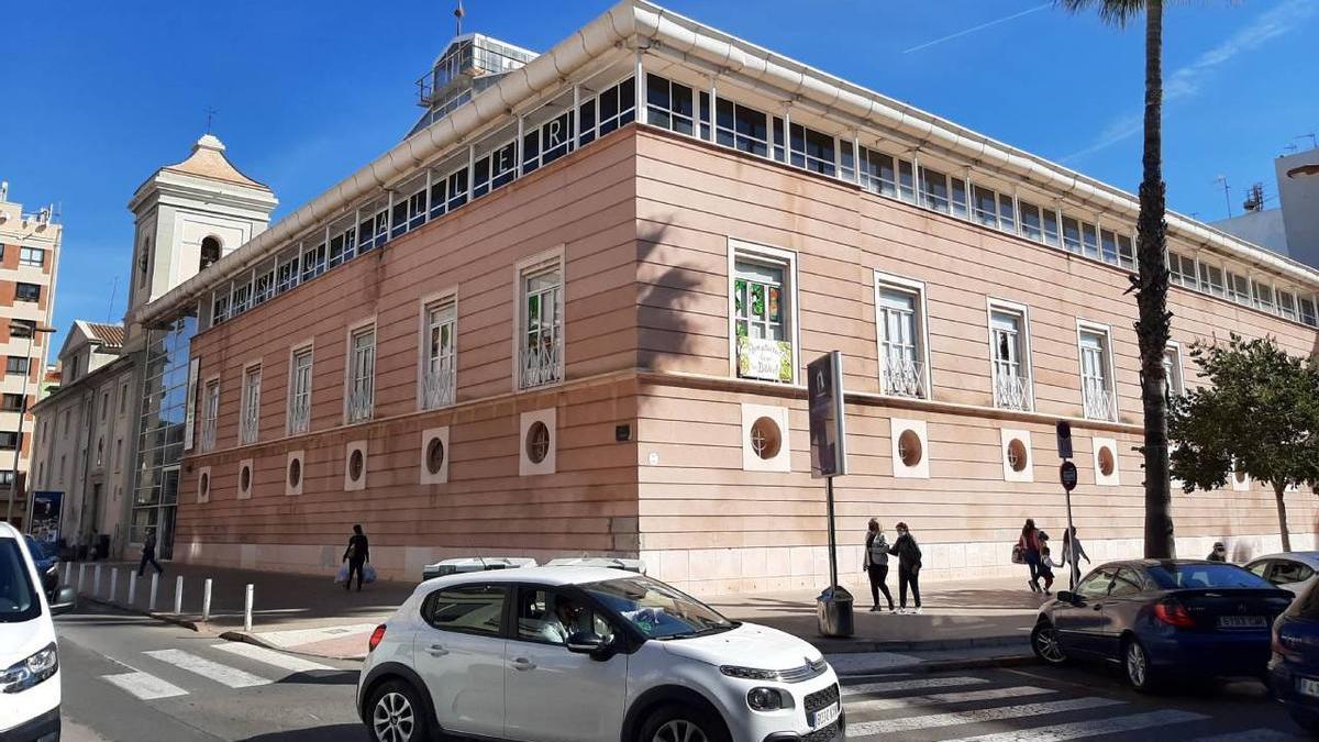 Fachada de la actual Casa de la Cultura de Burriana.