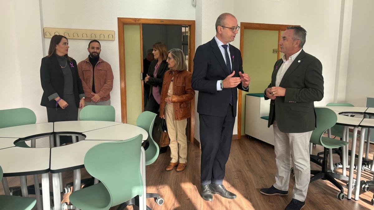 Visita al centro educativo de Moratalla