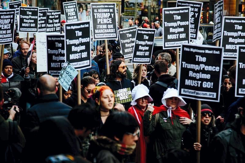 Manifestaciones anti-Trump toman las calles de Nueva York