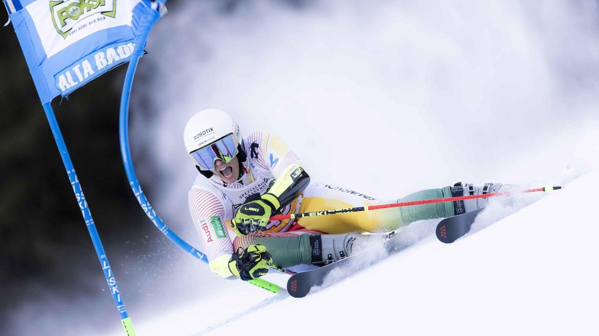 Aubert logró su mejor resultado en gigante de la Copa del Mundo