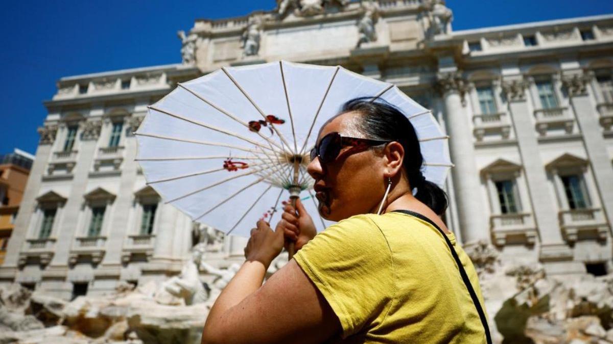 Turista en Roma