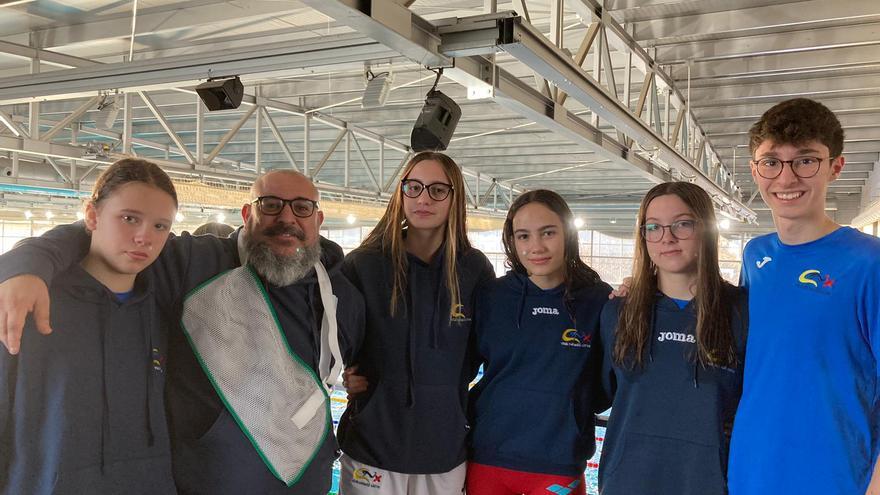 El Natació Xàtiva se alza con dos oros y una plata en el Campeonato Autonómico Infantil de Invierno