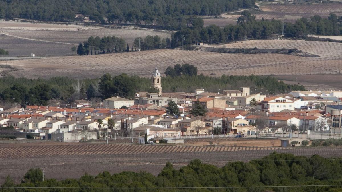 Una vista del núcleo urbano de Fontanars dels Alforins, en una imagen de archivo. | PERALES IBORRA
