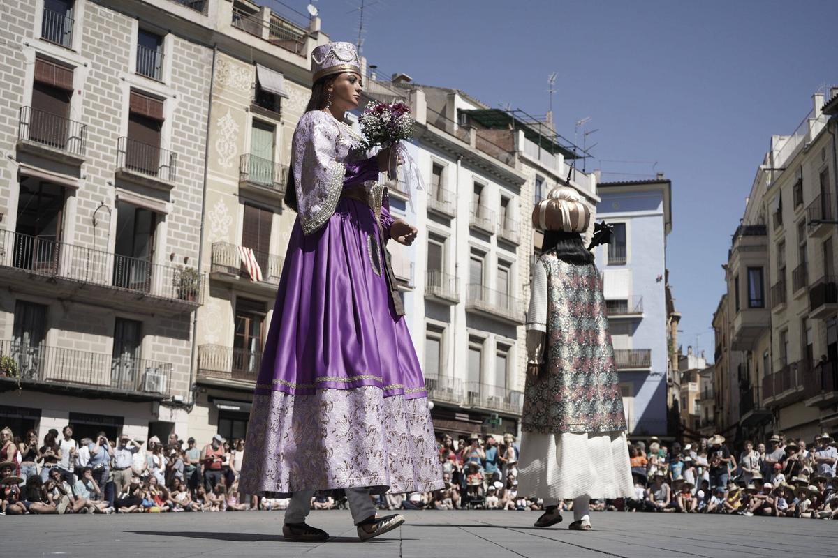 La imatgeria ha generat una gran expectació durant el diumenge de Festa Major de Manresa