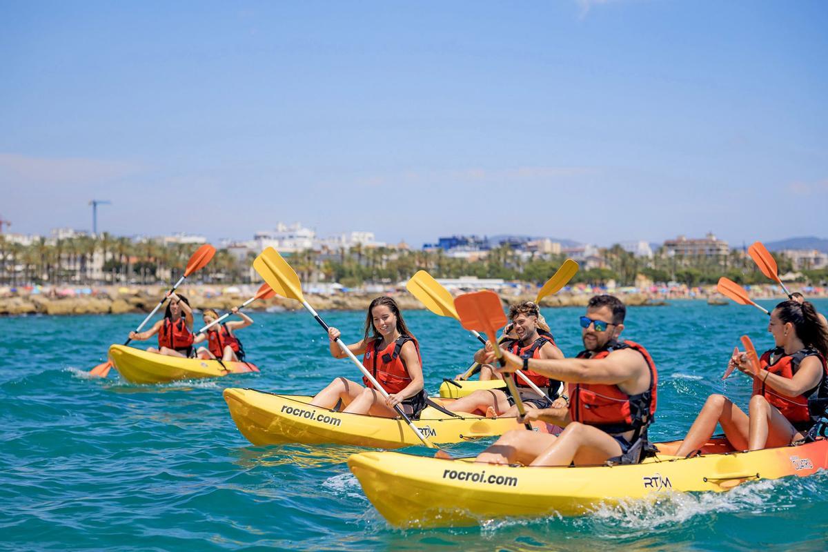 Kayak en Vilanova i la Geltrú