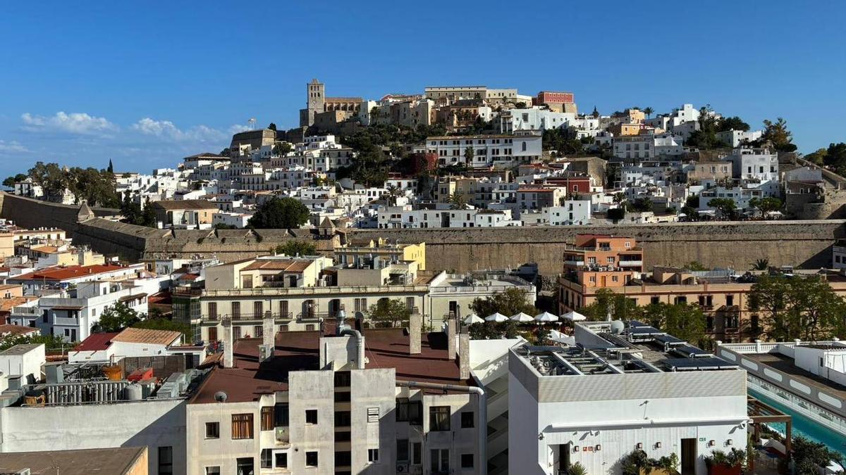 Viviendas situadas en el centro de Ibiza.