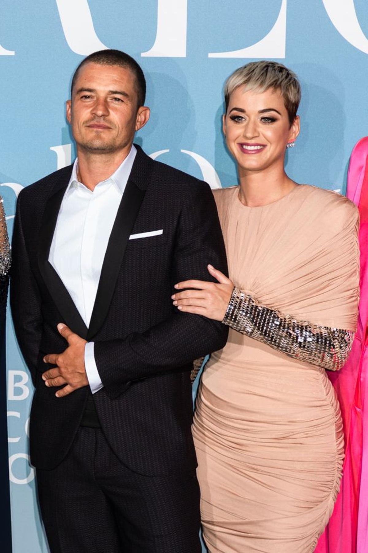 Primera alfombra roja de Katy Perry y Orlando Bloom