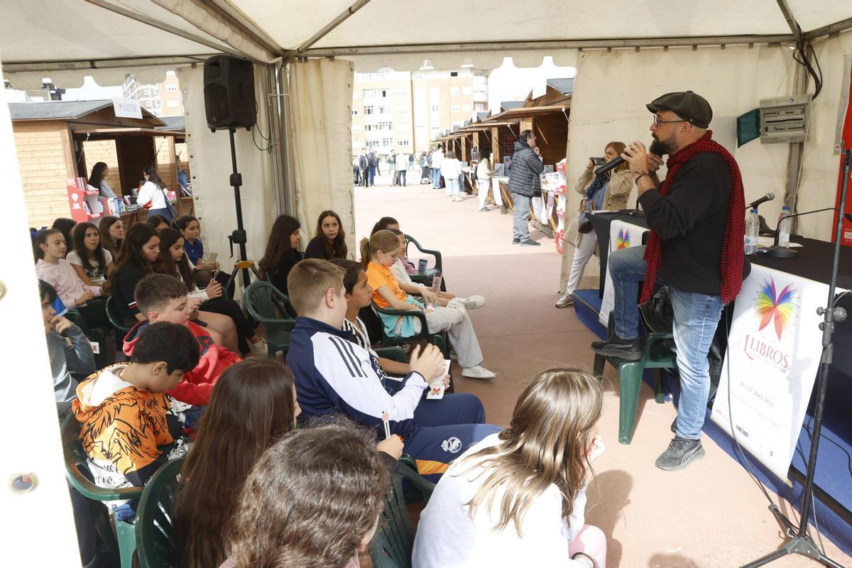 Inauguración de la Feria del libro de Corvera Inauguración de la Feria del libro de Corvera