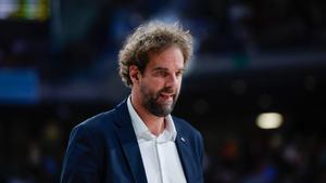 Roger Grimau, durante el segundo partido de las semis de ACB ante el Real Madrid