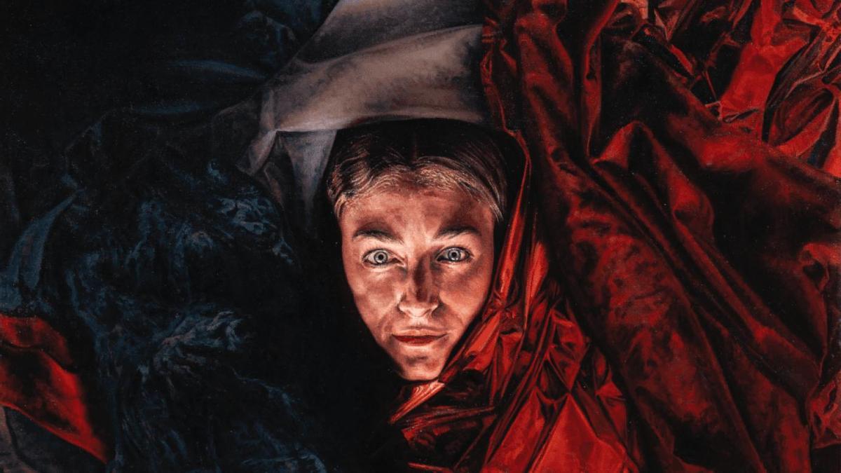 Obra 'Claudia en vermell' del pintor Xavier Saus