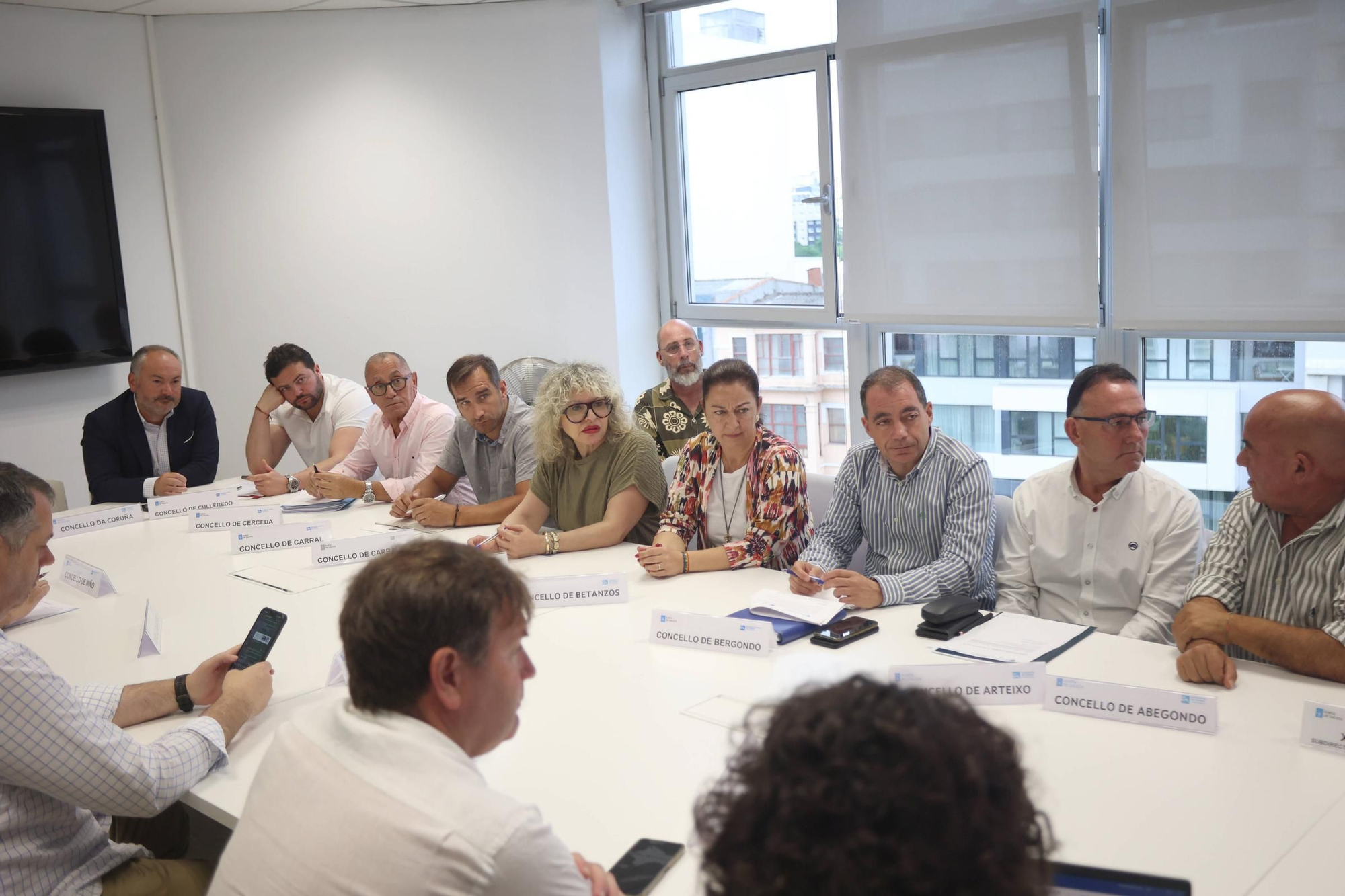 Reunión en A Coruña de la comisión de seguimiento del Área de Transporte Metropolitano