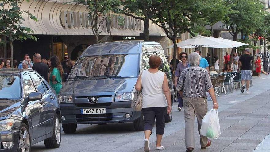 Calle del Paseo de Ourense. // Iñaki Osorio