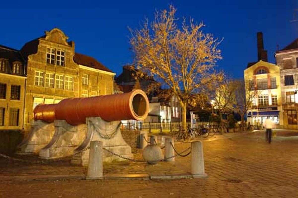 Plaza en la Ciudad Vieja de Gante.