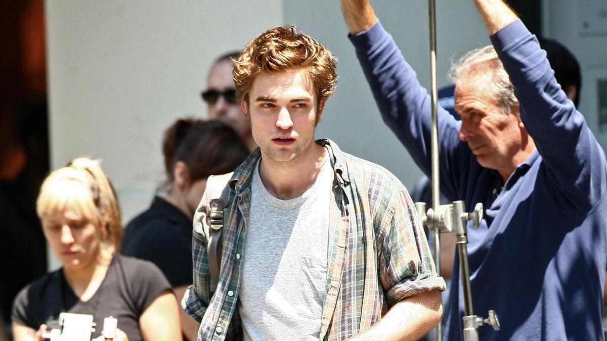 Robert Pattinson rodando Remember me'