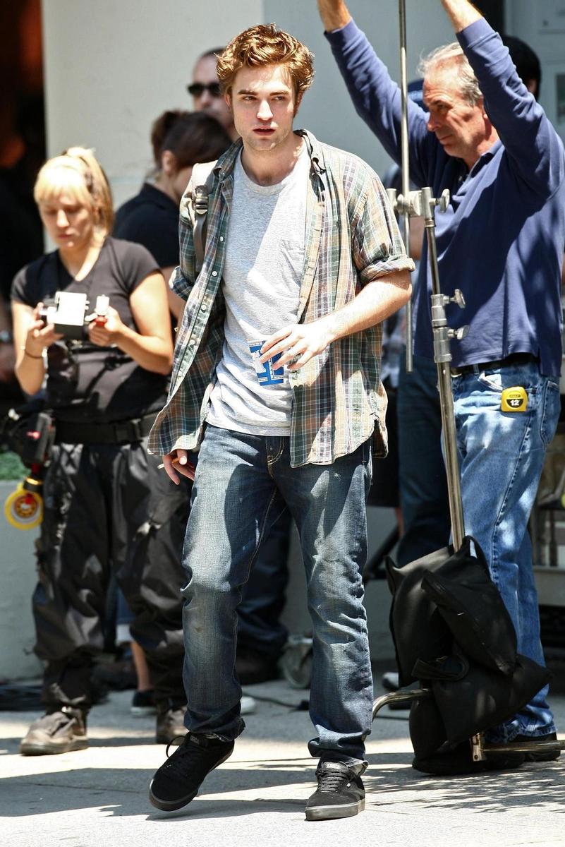 Robert Pattinson rodando Remember me'