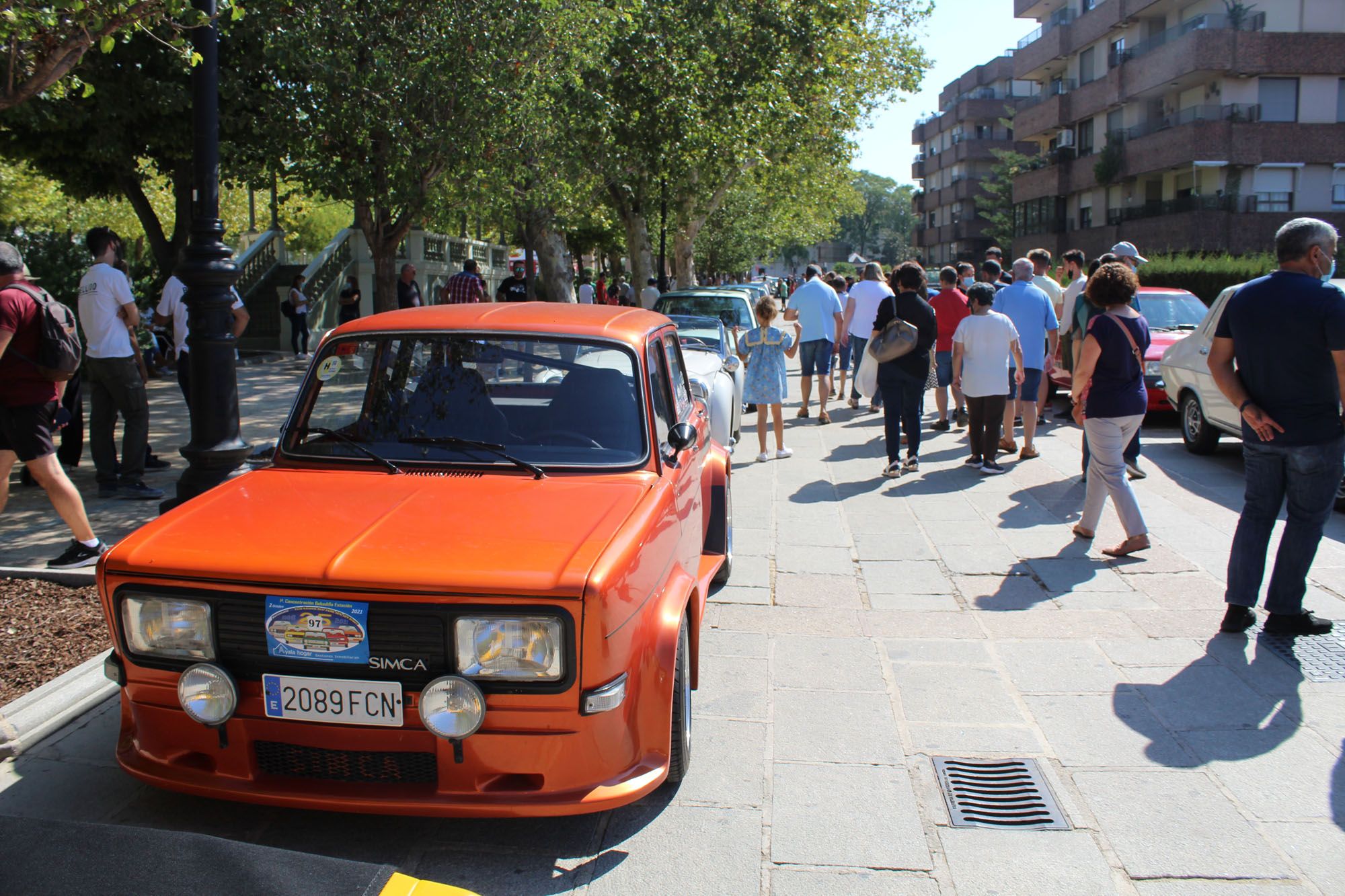 Concentración de coches clásicos en Antequera