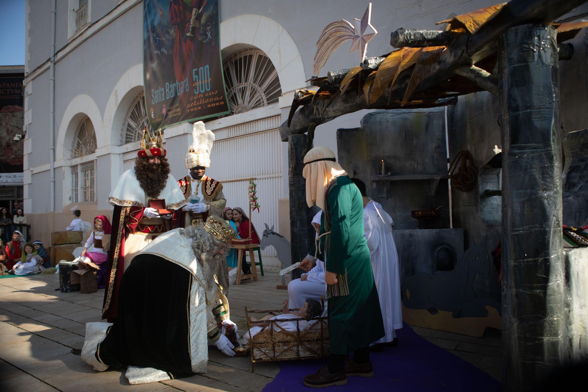 Los Reyes Magos desembarcan en Cartagena