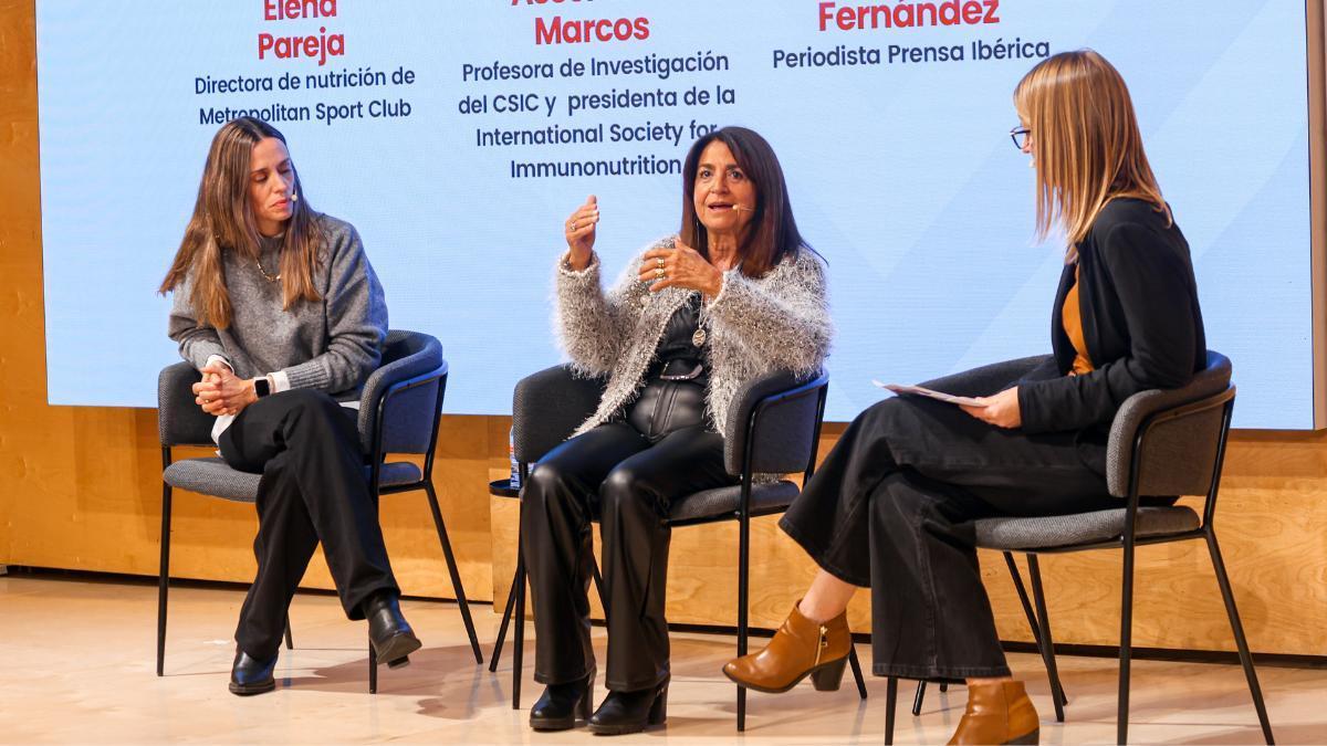 Elena Pareja, Ascensión Marcos y Sara Fernández