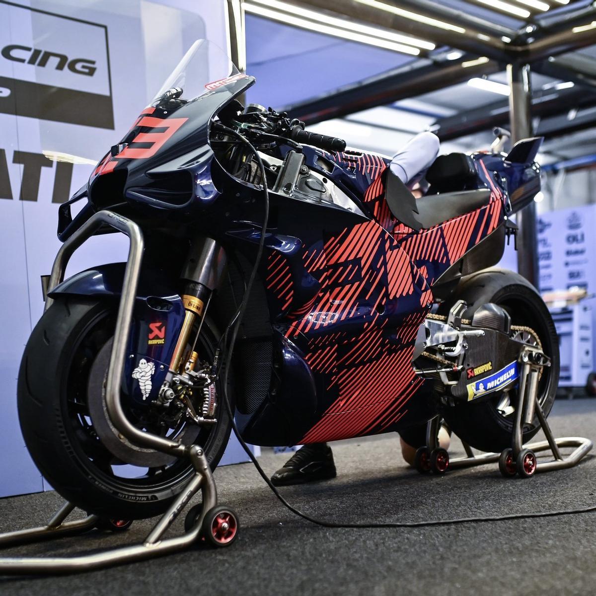 Así luce la nueva Ducati de Marc Márquez