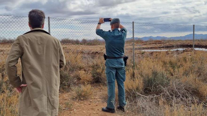 Podemos denuncia ante el Seprona nueve balsas ilegales de una macrogranja en Fuente Álamo